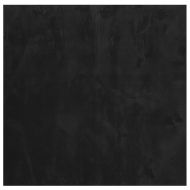 Килим HUARTE с къс косъм, мек и миещ се, черен, 120x120 см