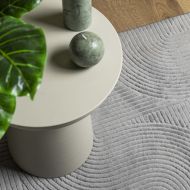 Килим "IZA" с къс косъм, скандинавски вид, сив, 240x340 см