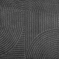 Килим "IZA" с къс косъм, скандинавски вид, антрацит, 100x200 см