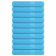 Кърпи за сауна FROGN 10 бр. Тюркоазени 80x200 см 360 г/м²