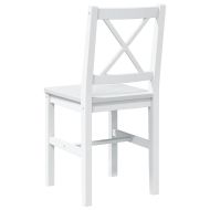 Трапезен комплект, 5 части, бял