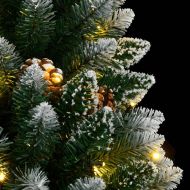 Изкуствена коледна елха, 150 LED, 120 см