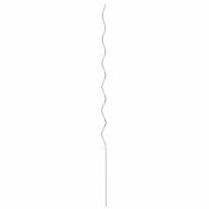 Подкрепа за растение 5 pcs Сребрист 150 x 0,6 x 0,6 см Стомана