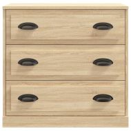 Сайдборд, дъб сонома, 70x35,5x67,5 см, инженерно дърво