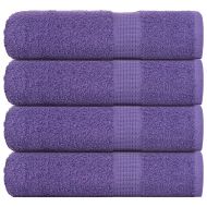 Кърпи за баня FROGN 4 бр. Лилави 100x150 см 360 г/м²