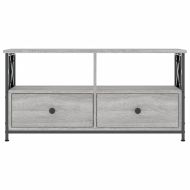 ТB шкаф, сив сонома, 90x33x45 см, инженерно дърво и желязо