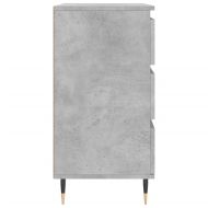 Сайдборд, бетонно сив, 60x35x70 см, инженерно дърво