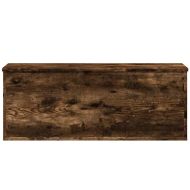 Кутия за съхранение, опушен дъб, 90x35x35 см, инженерно дърво
