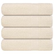 Кърпи за душ FROGN 4 бр. кремави 70x140 см 360 г/м²