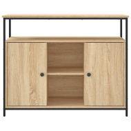 Бюфет, дъб сонома, 100x35x80 см, инженерно дърво