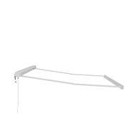 Рамка за сенник Бяло 400 × 300 cm Алуминий