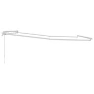 Рамка за сенник Бяло 400 × 300 cm Алуминий