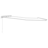 Рамка за сенник Бяло 600 × 300 cm Алуминий