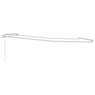 Рамка за сенник Бяло 400 × 350 cm Алуминий