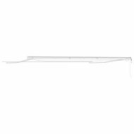 Рамка за сенник Бяло 600 × 300 cm Алуминий