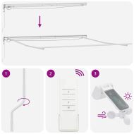 Рамка за сенник Бяло 450 × 350 cm Алуминий