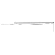 Рамка за сенник Бяло 500 × 350 cm Алуминий