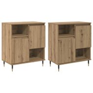 Скейдбордове 2 pcs дъб артизан 120 x 35 x 70 см Инженерно дърво