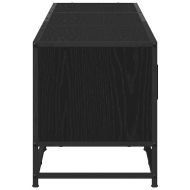 ТВ Единици 210 x 35 x 41 см Черния дъб Инженерна дървесина