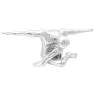 Скулптура Сребрист 91,5 x 32 x 33 см Алуминий