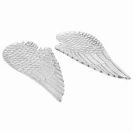 Кошница с плодове 2 pcs Сребрист 40 x 18 x 2.5 см Алуминий