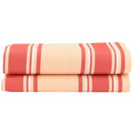 Смяна на сенник Жълт и оранжев 1000 x 160 см Полиестерен плат