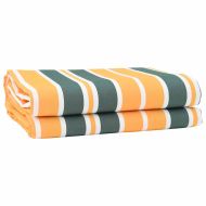 Смяна на сенник Зелен и жълт 1000 x 160 см Полиестерен плат