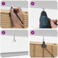 Ролетна щора С завеси Природа 140 x 160 cm бамбук