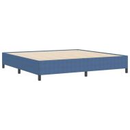 Легло с пружинирана основа Синьо 200 x 200 cm Кордюрова тъкан