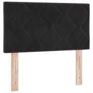 Облегалка за глава Черен 80 cm Кадифе