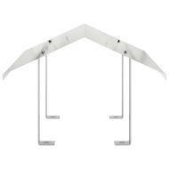 Капак за камина Сребрист 50 x 50 x 37 см Неръждаема стомана