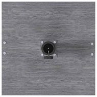 Основа за чадър Тъмен сив дървесен вид 45 x 45 x 31 см