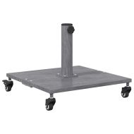 Основа за чадър Тъмен сив дървесен вид 45 x 45 x 31,5 см