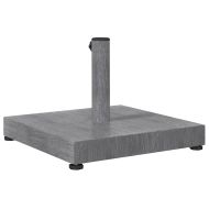 Основа за чадър Тъмен сив дървесен вид 45 x 45 x 31,5 см