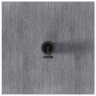 Основа за чадър Тъмен сив дървесен вид 45 x 45 x 31,5 см