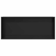 Нишата за душ Черно 75 x 30 x 9,5 см Неръждаема стомана