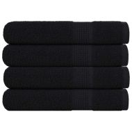 Кърпи FROGN 4 бр. Черни 100x200 см 360 г/м²