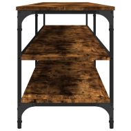 ТB шкаф, опушен дъб, 200x30x50 см, инженерно дърво и метал