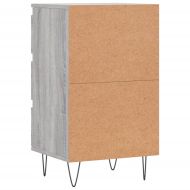 Бюфет сив сонома 40x35x70 см инженерно дърво