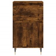 Бюфет опушен дъб 40x35x70 см инженерно дърво