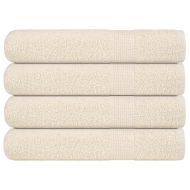 Кърпи FROGN 4 бр. кремави 100x200 см 360 г/м²