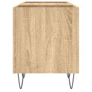 Шкаф за винилови плочи сонома дъб 121x38x48 см инженерно дърво