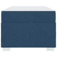 Рамка за легло с матрак Синьо 90 x 190 cm текстил