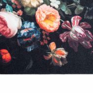 Килим за кухня Черно 180 x 60 cm Кадифе