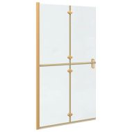 Стена за душ с влизане Златист 110 x 6,5 x 190 см