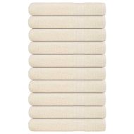 Кърпи за сауна FROGN 10 бр. кремави 80x200 см 360 г/м²