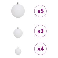 С изкуствено коледно дърво с 150 LED светодиода Зелен 120 cm