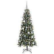 С изкуствено коледно дърво с 150 LED светодиода Зелен 150 cm