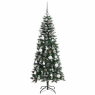 С изкуствено коледно дърво с 150 LED светодиода Зелен 150 cm