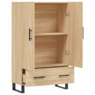 Висок шкаф, сонома дъб, 69,5x31x115 см, инженерно дърво